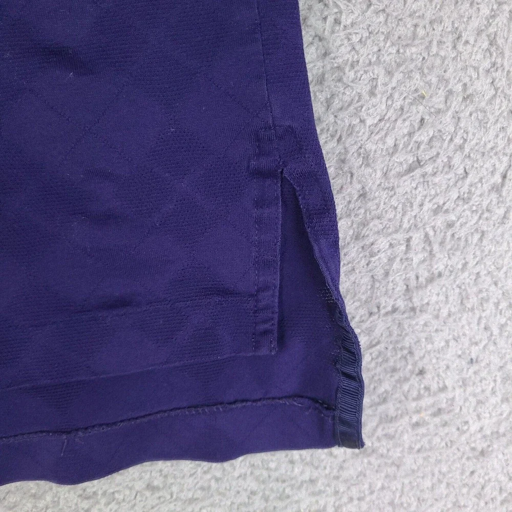 Ralph Lauren Polo Golf Shirt Mens Large Blue Argyle‎ Diamond Cotton Casual